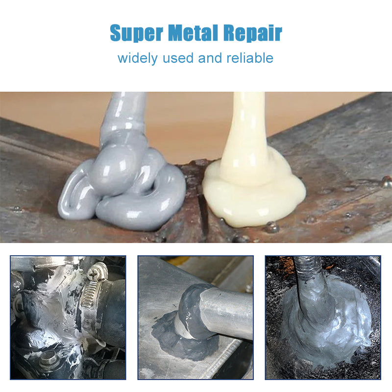 Cubicseven Strong Metal Repair AB Glue Welding Metal Heat Resistance Industrial Repair Agent High Strength Bonding Sealant Weld