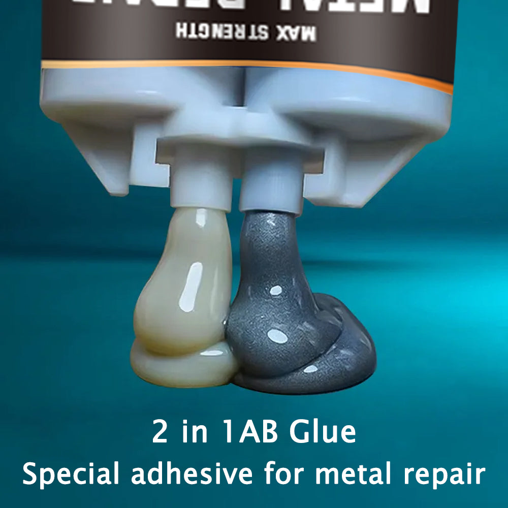 Cubicseven Strong Metal Repair AB Glue Welding Metal Heat Resistance  Industrial Repair Agent High Strength Bonding Sealant Weld