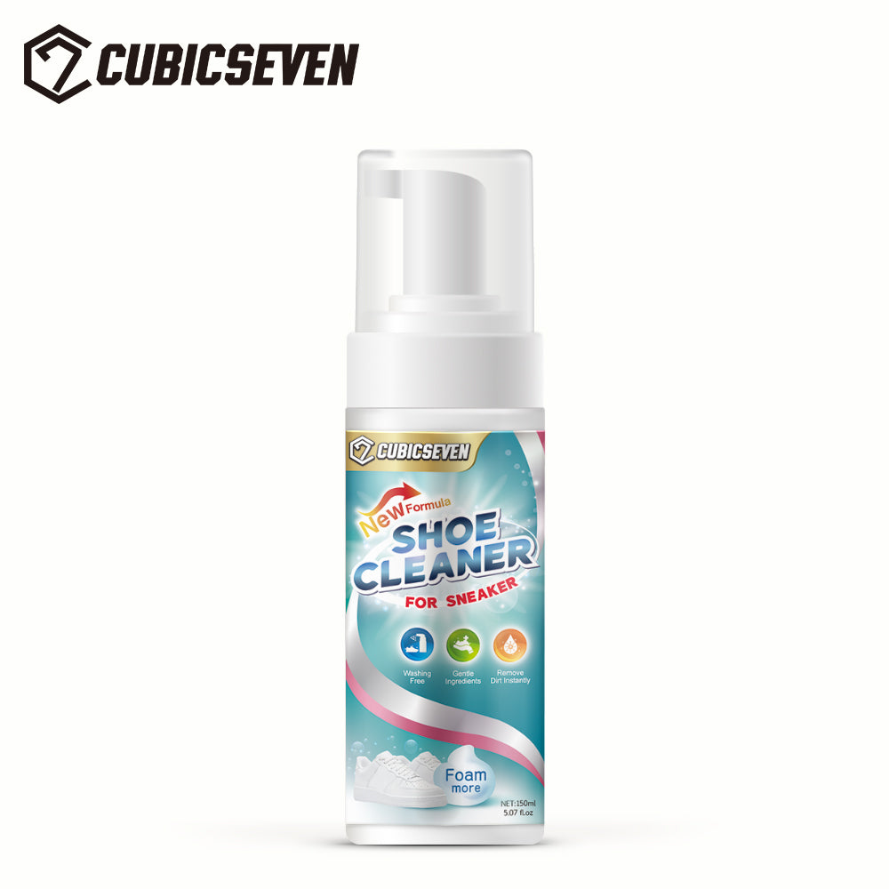 Cubicseven 150ML Shoe Whitener Whiten Refreshed Polish White Shoe Clearning Foam White Shoes Cleaner Cleaning Tool Sneakers Care